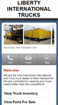Mobile Screenshot of m.libertyinternationaltrucks.com